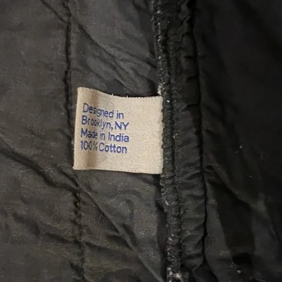 black haptic lap butterfly quilt cotton coat - Picture 7 of 9